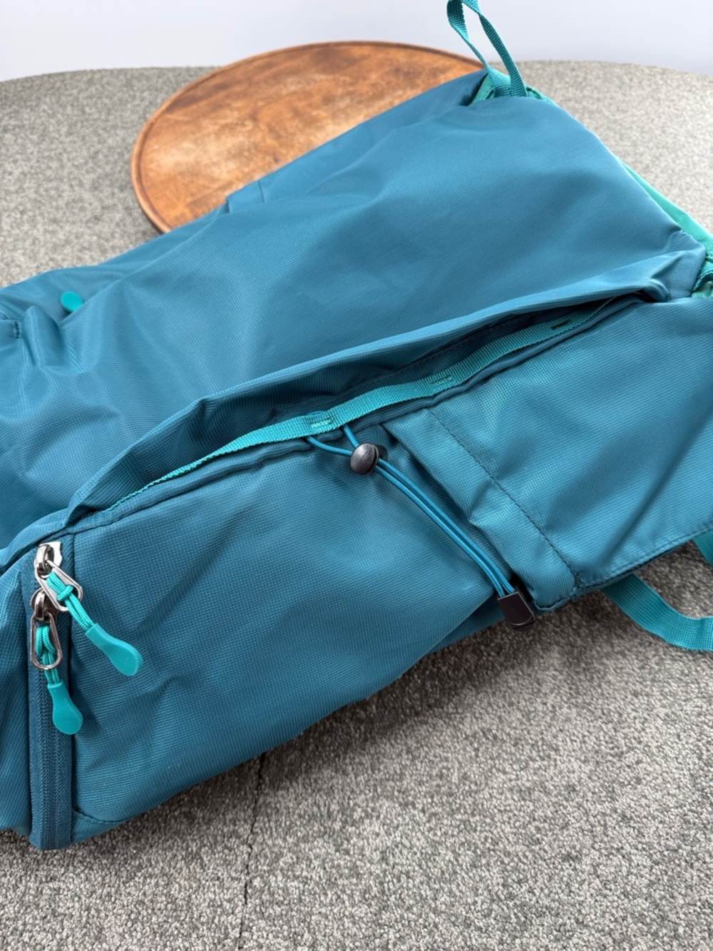 Embark Backpack Jartop Teal Blue/Green Hiking Travel Daypack Camping - Picture 8 of 13